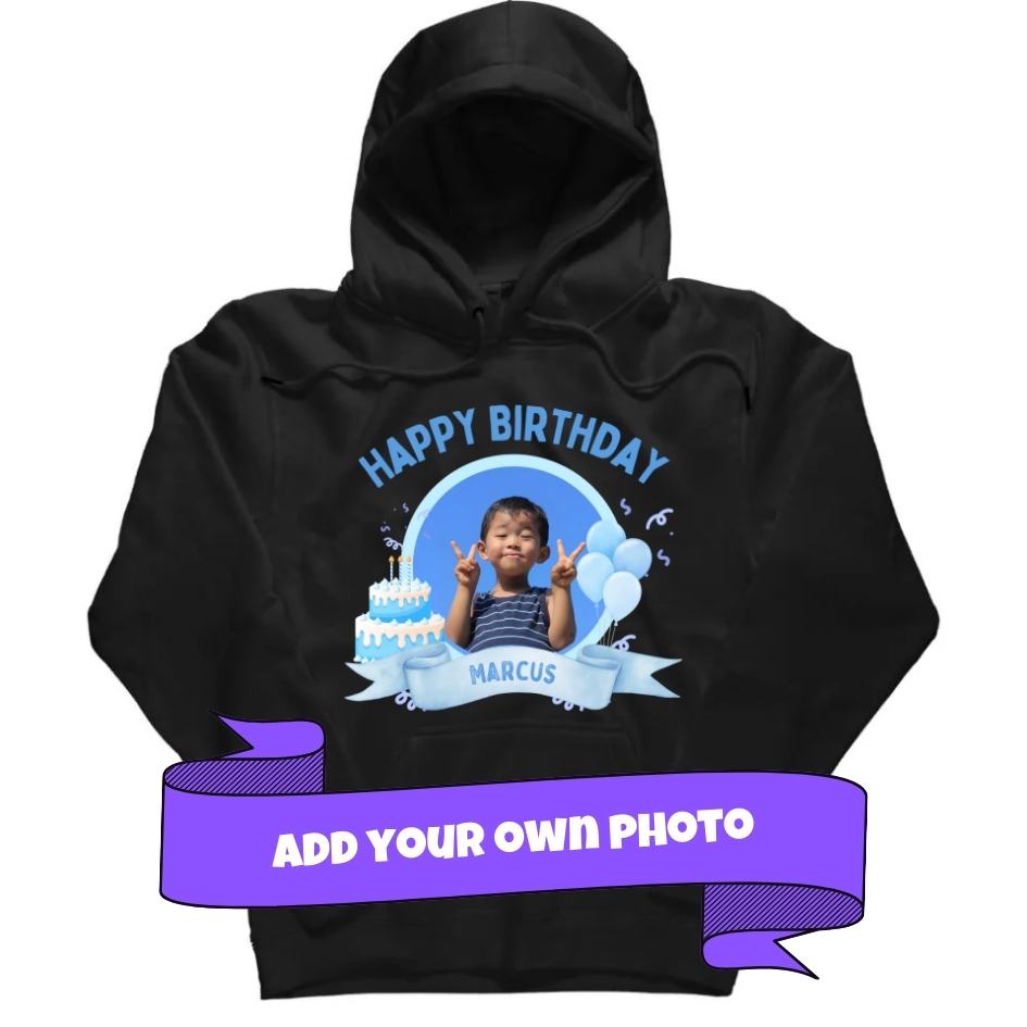 Happy Birthday personalised hoodie