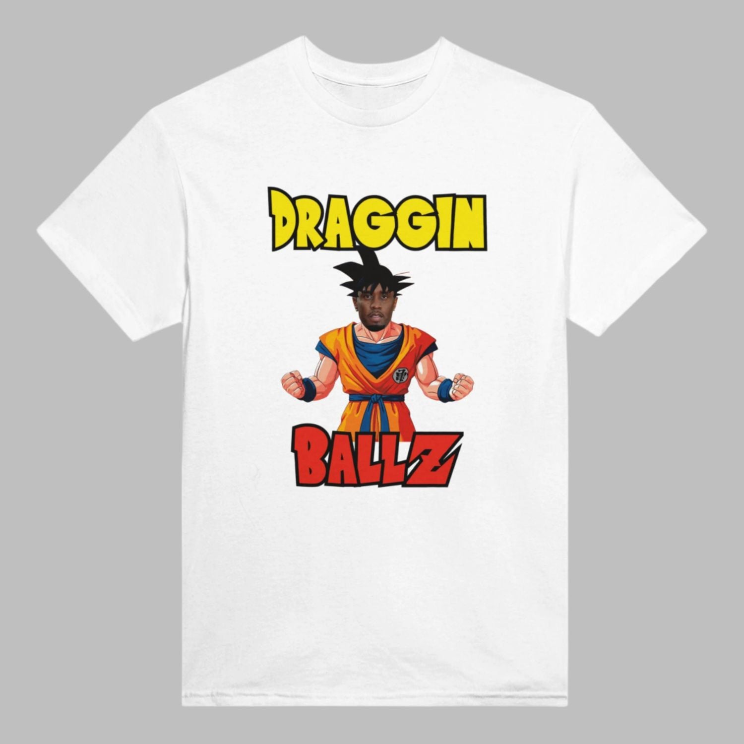 Draggin Ballz Diddy Dragon balls t-shirt