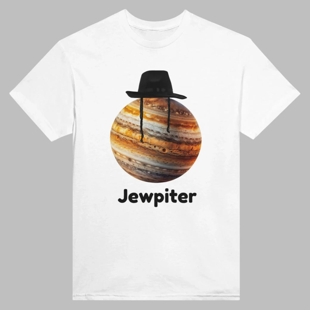 Jewpiter Jupiter White T-shirt